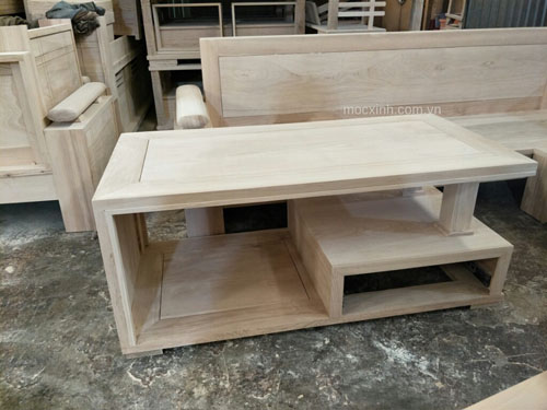 GHẾ MỘC sofa góc hộp tựa liền