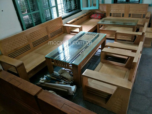 bộ bàn ghế gỗ tự nhiên cót đại sồi mỹ