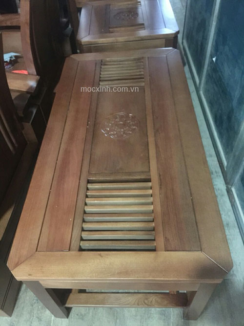 BÀN TRÀ bộ bàn ghế tựa cong tay chồng xoan đào gia lai